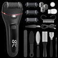 Electric Foot Callus Remover Foot Grinder Rechargeable Foot File Dead Skin Pedicure Machine w/ 3 Roller Heads 2 Speeds 18 in 1 Foot Care Tool by VYSN