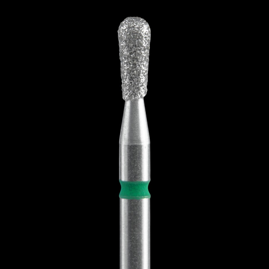 STALEKS - Diamond nail drill bit, "Match", green, EXPERT 2.3/5 mm (FA120G023/5) by kvadrat store
