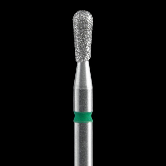 STALEKS - Diamond nail drill bit, "Match", green, EXPERT 2.3/5 mm (FA120G023/5) by kvadrat store