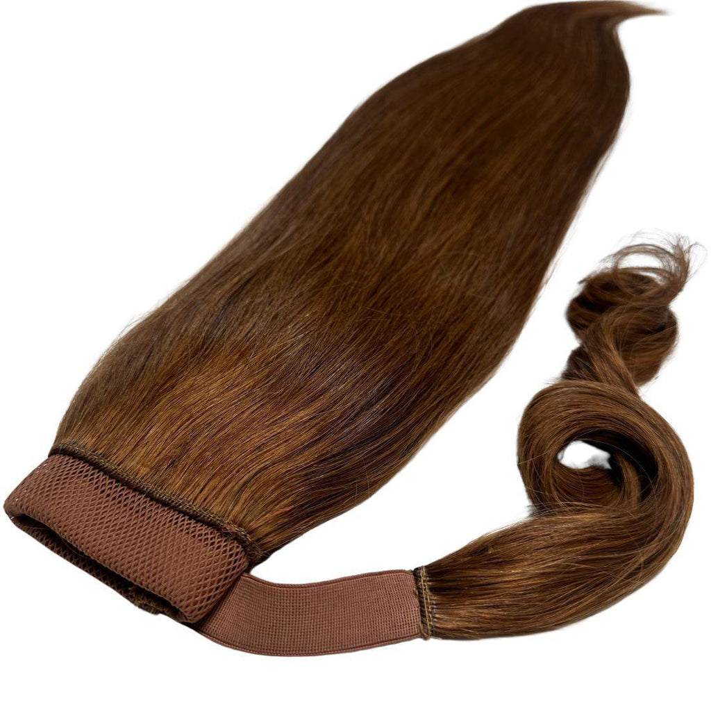 Auburn 100% Human Hair Ponytail Extension by Private Label