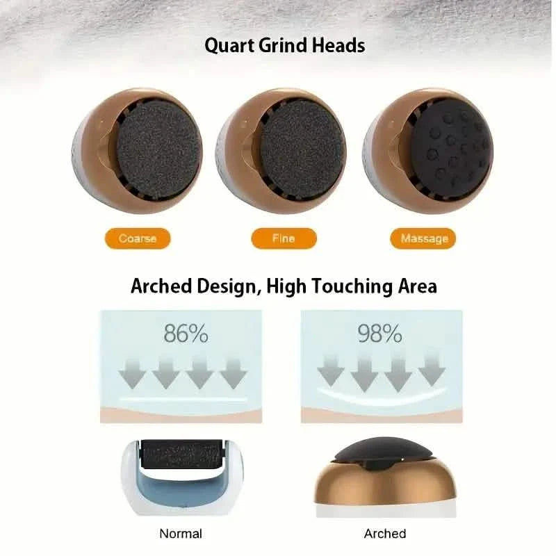 Electric Foot Grinder Vacuum Machine Exfoliating Dead Skin Callus Remover Foot Care Pedicure by DailySale