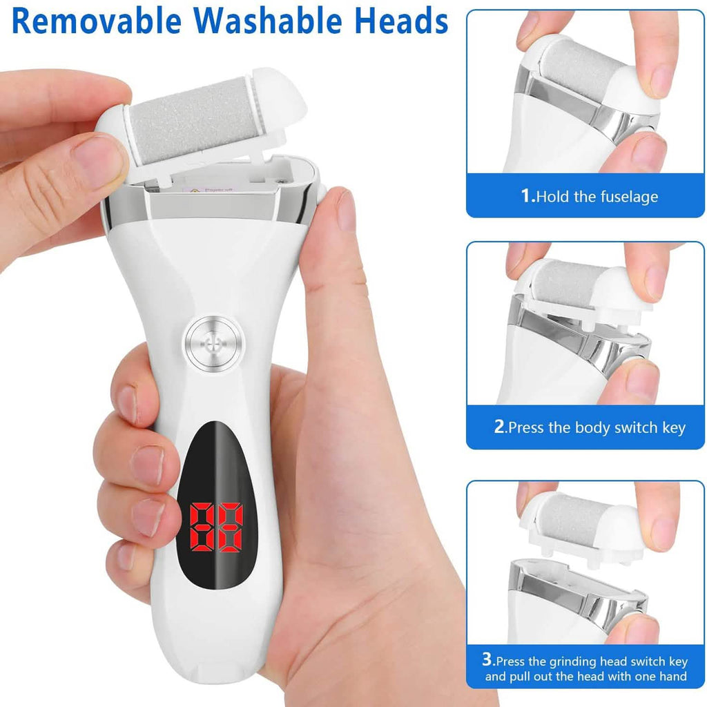 Elmchee Rechargeable Foot Callus Remover Kit by DailySale
