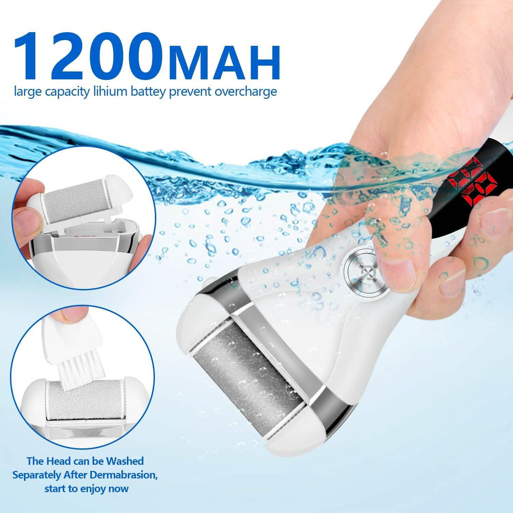 Elmchee Rechargeable Foot Callus Remover Kit by DailySale