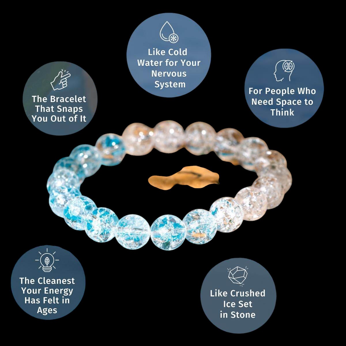 Emotional Ice Bath – The Ice Quartz Bracelet by Conscious Items