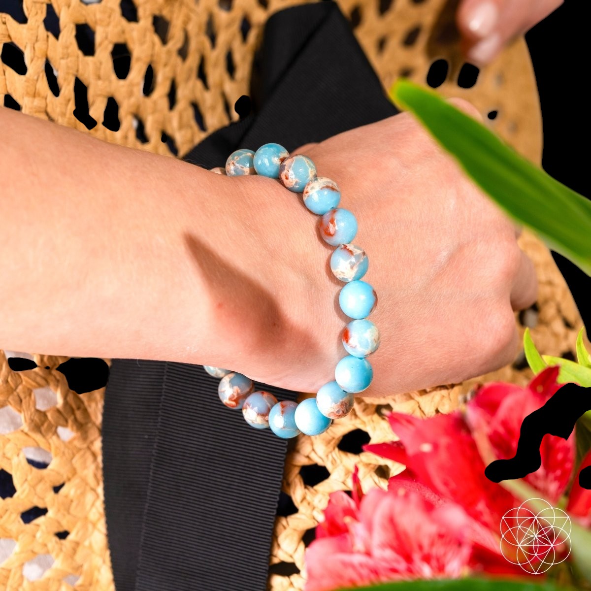 Empath’s Shield - Aqua Terra Jasper Bracelet by Conscious Items