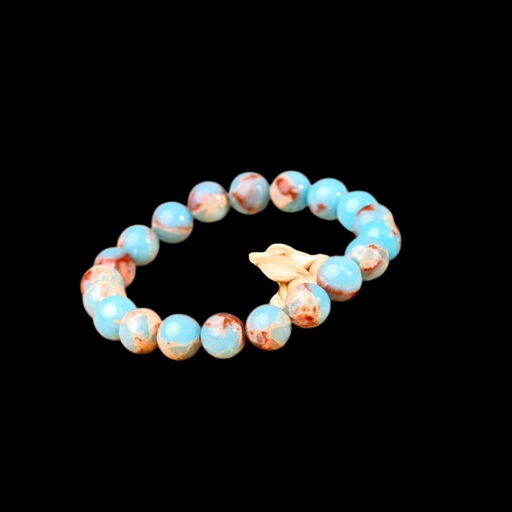Empath’s Shield - Aqua Terra Jasper Bracelet by Conscious Items