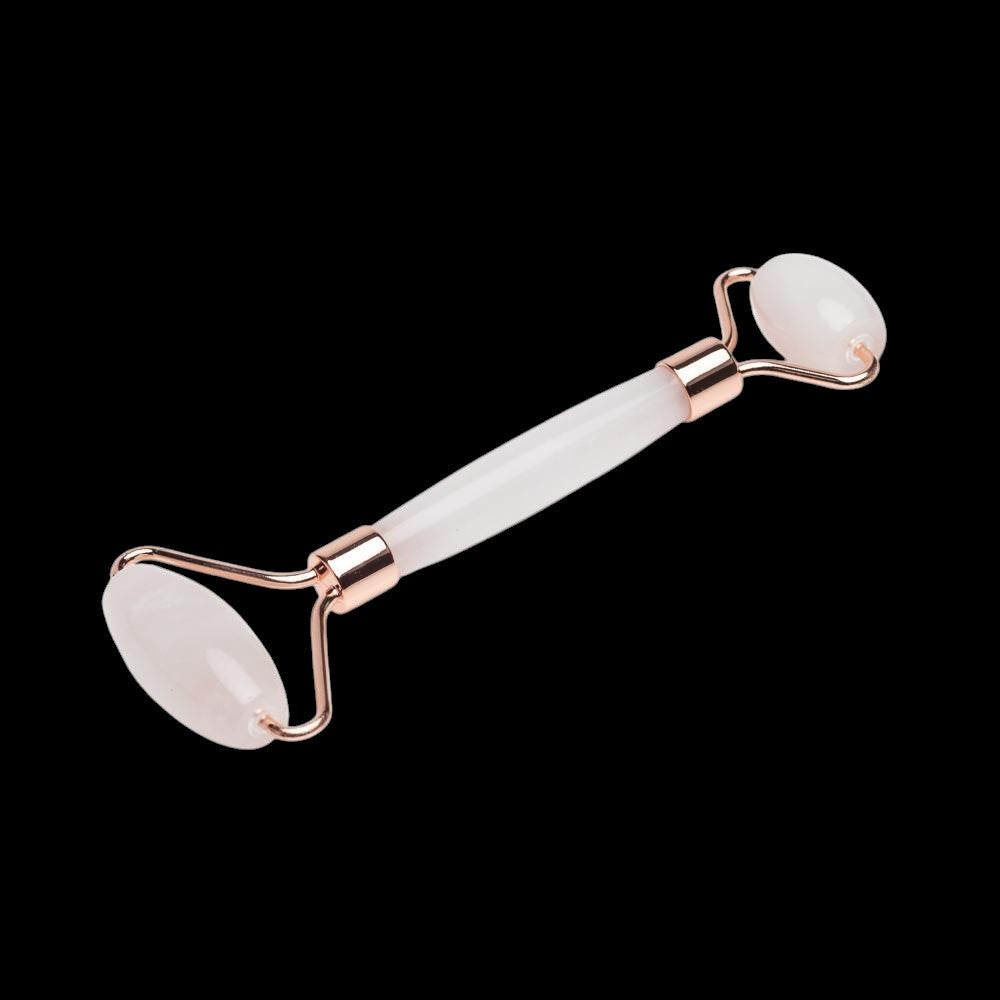 Rose Quartz Facial Roller – Dual-Ended Beauty Tool for Calming, Cooling & Skin Radiance by EpiLynx