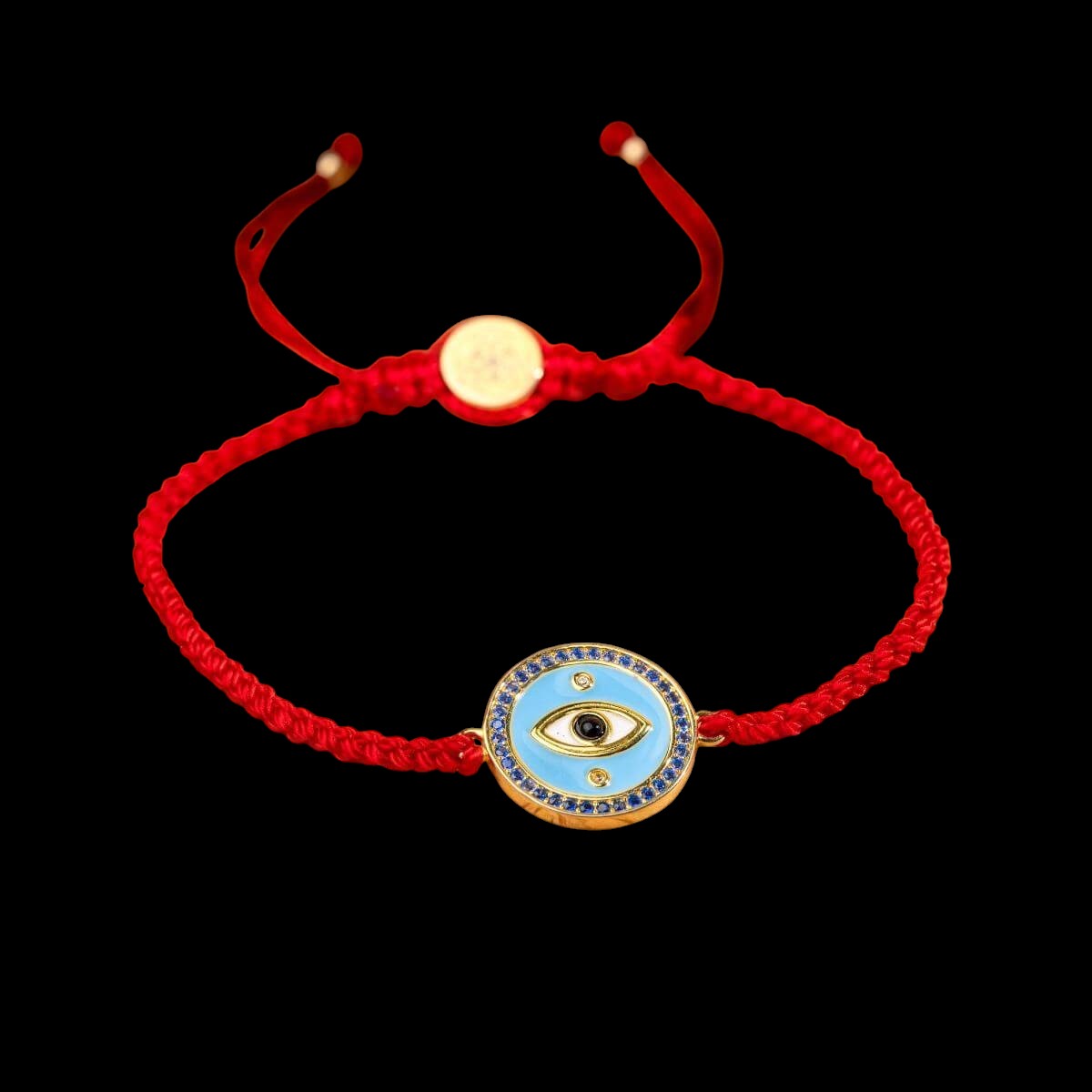 Evil Eye Guardian - Four-Strand Red String Bracelet by Conscious Items
