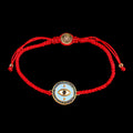 Evil Eye Guardian - Four-Strand Red String Bracelet by Conscious Items