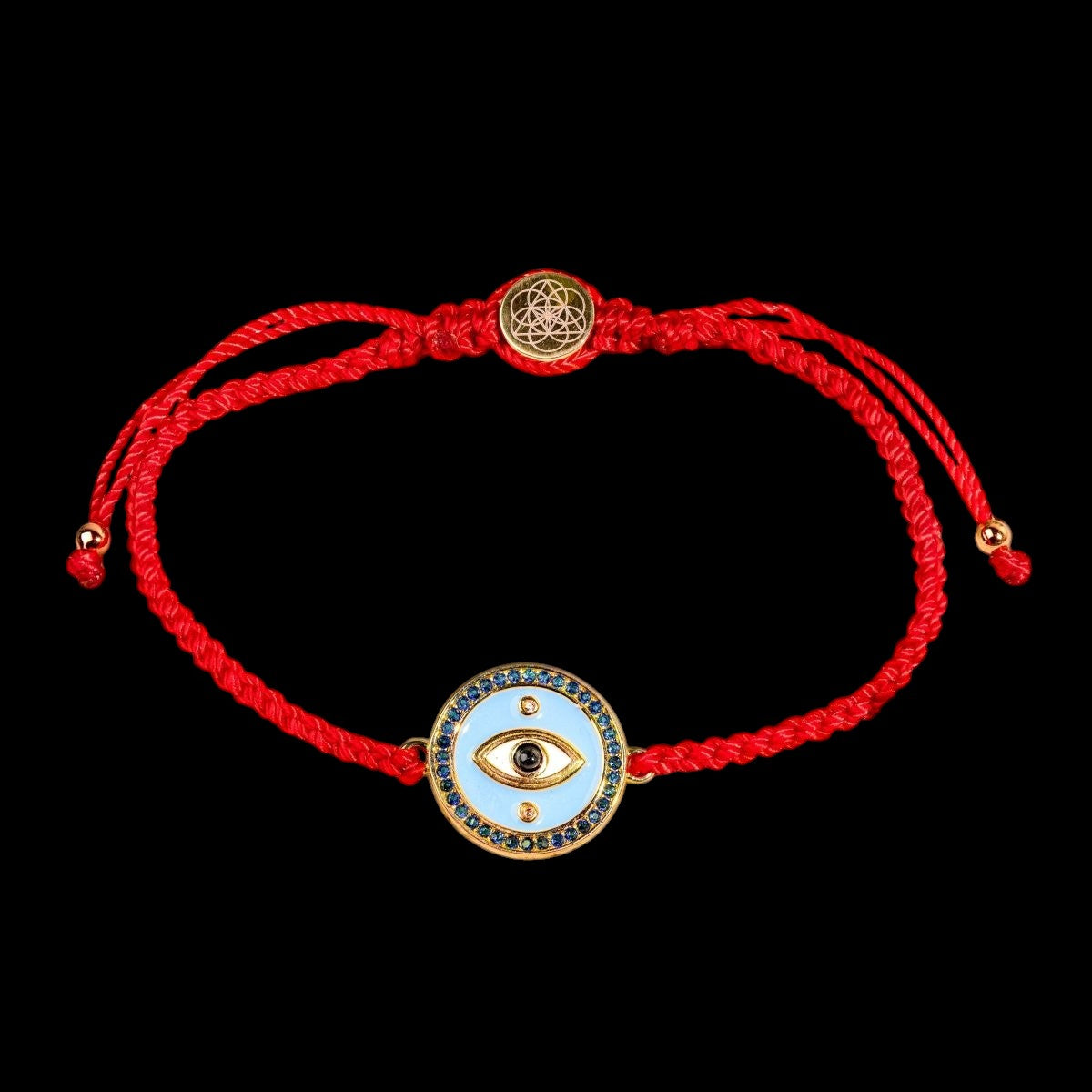 Evil Eye Guardian - Four-Strand Red String Bracelet by Conscious Items