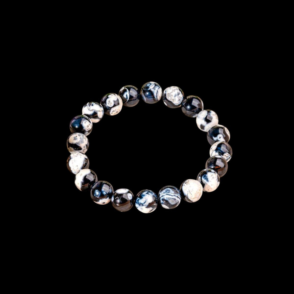 Exotic Orca Agate Bracelet of Deep Healing by Conscious Items