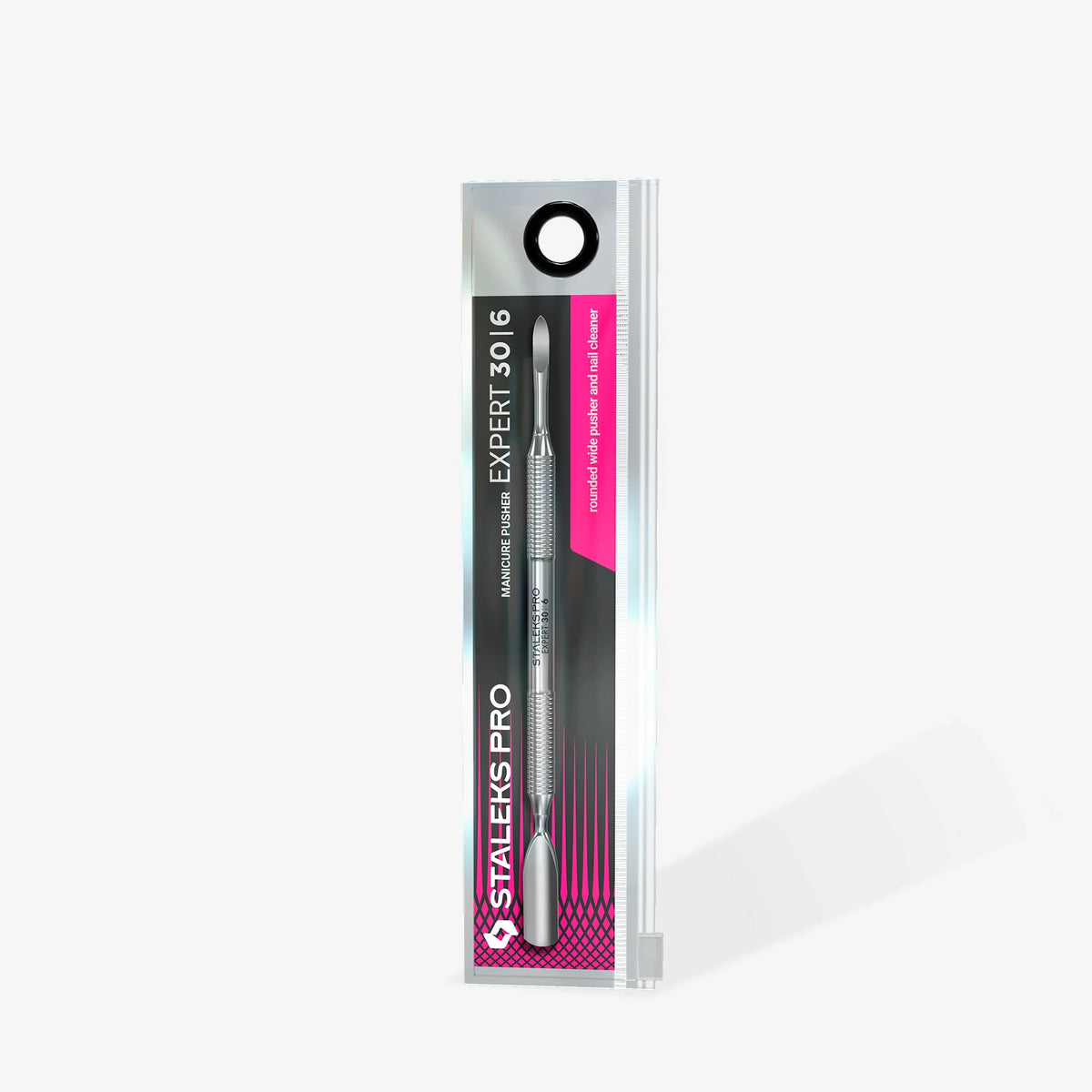 Manicure pusher EXPERT 30 TYPE 6 (rounded wide pusher and nail cleaner) PE-30/6 - STALEKS by kvadrat store