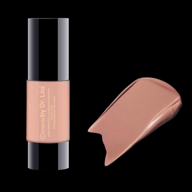 Breathable Full-Coverage Foundation – Dewy Finish, Hydrating, Vegan, Gluten-Free (SPF 15) by EpiLynx