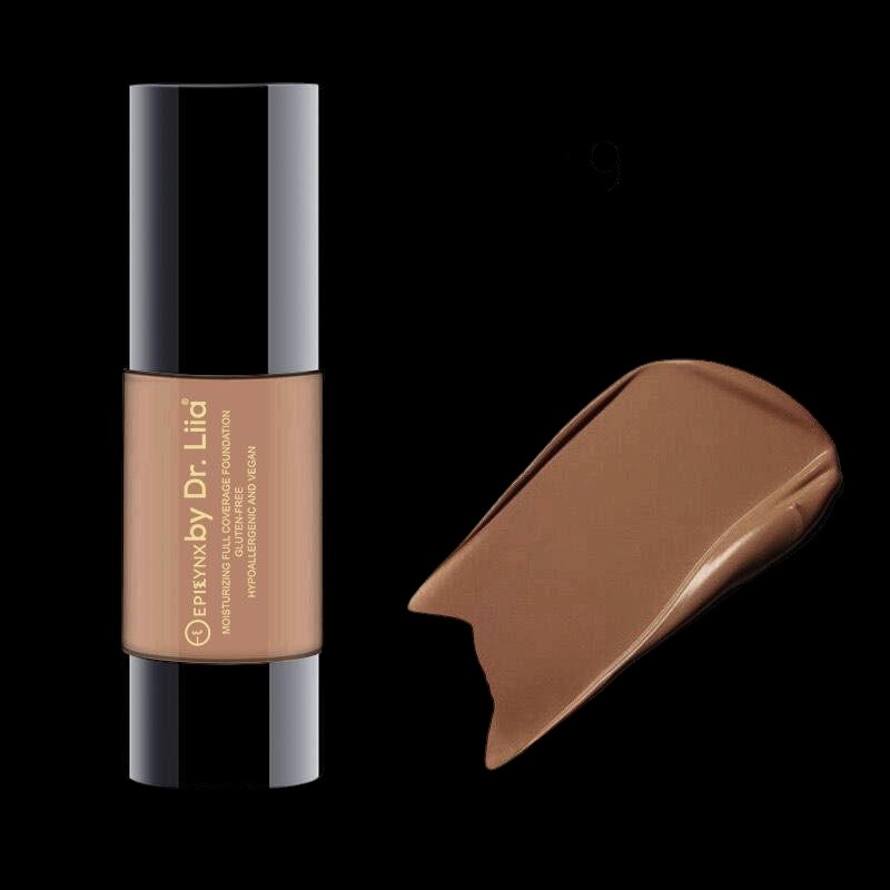 Breathable Full-Coverage Foundation – Dewy Finish, Hydrating, Vegan, Gluten-Free (SPF 15) by EpiLynx