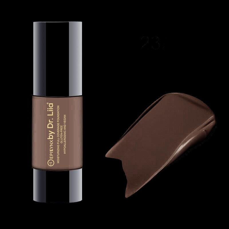 Breathable Full-Coverage Foundation – Dewy Finish, Hydrating, Vegan, Gluten-Free (SPF 15) by EpiLynx