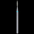 DIAMOND NAIL DRILL BIT, "FLAME", BLUE, HEAD DIAMETER 1.6/8MM (FA10B016/8) - STALEKS™ by kvadrat store