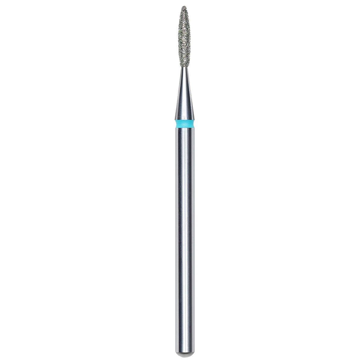 DIAMOND NAIL DRILL BIT, "FLAME", BLUE, HEAD DIAMETER 1.6/8MM (FA11B016/8) - STALEKS™