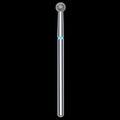 DIAMOND NAIL DRILL BIT, "BALL", BLUE, HEAD DIAMETER 3.5MM (FA01B035) - STALEKS™ by kvadrat store