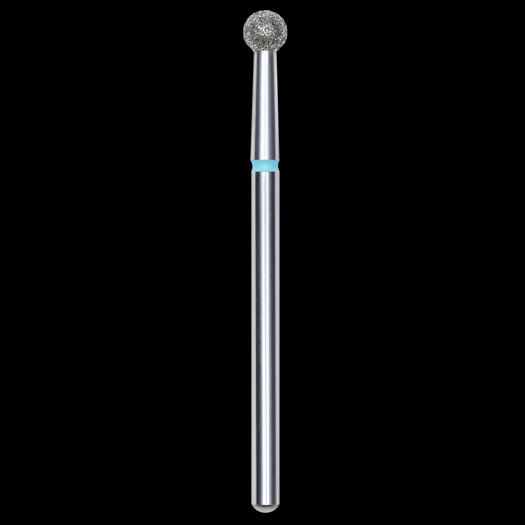 DIAMOND NAIL DRILL BIT, "BALL", BLUE, HEAD DIAMETER 3.5MM (FA01B035) - STALEKS™ by kvadrat store