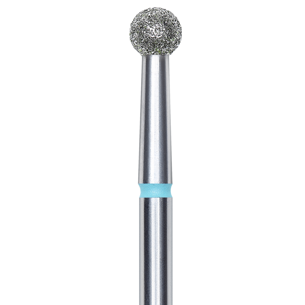 DIAMOND NAIL DRILL BIT, "BALL", BLUE, HEAD DIAMETER 3.5MM (FA01B035) - STALEKS™