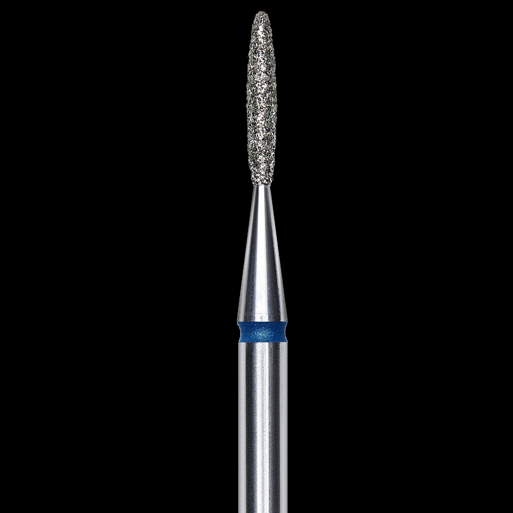 DIAMOND NAIL DRILL BIT, "FLAME", BLUE, HEAD DIAMETER 1.4/8MM (FA10B014/8) - STALEKS™ by kvadrat store