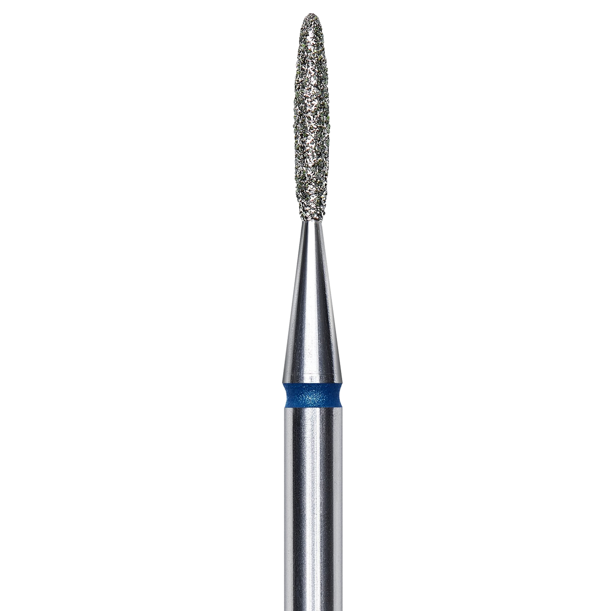 DIAMOND NAIL DRILL BIT, "FLAME", BLUE, HEAD DIAMETER 1.4/8MM (FA10B014/8) - STALEKS™