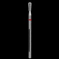 DIAMOND NAIL DRILL BIT, "MATCH", RED, HEAD DIAMETER 2.3 MM / WORKING PART 5 MM (FA120R023/5) - STALEKS™ by kvadrat store