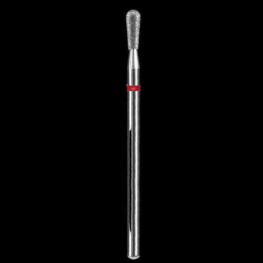 DIAMOND NAIL DRILL BIT, "MATCH", RED, HEAD DIAMETER 2.3 MM / WORKING PART 5 MM (FA120R023/5) - STALEKS™ by kvadrat store