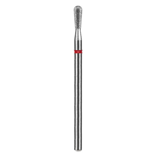 DIAMOND NAIL DRILL BIT, "MATCH", RED, HEAD DIAMETER 2.3 MM / WORKING PART 5 MM (FA120R023/5) - STALEKS™