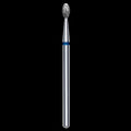 DIAMOND NAIL DRILL BIT, "OLIVE", BLUE, HEAD DIAMETER 2.5 MM/WORKING PART 5 MM (FA130B025/5) - STALEKS™ by kvadrat store