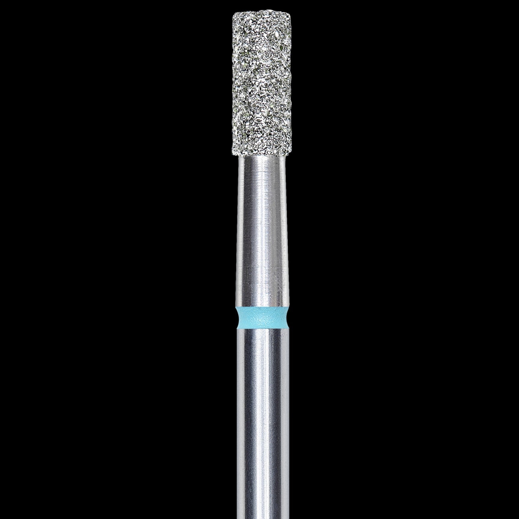 DIAMOND NAIL DRILL BIT, "CYLINDER", BLUE, HEAD DIAMETER 2.5/6MM (FA20B025/6) - STALEKS™ by kvadrat store