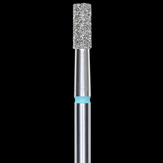 DIAMOND NAIL DRILL BIT, "CYLINDER", BLUE, HEAD DIAMETER 2.5/6MM (FA20B025/6) - STALEKS™ by kvadrat store