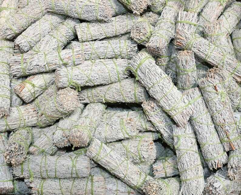 Blue Sage Smudge Stick (4 in.) by Sacred Crystals