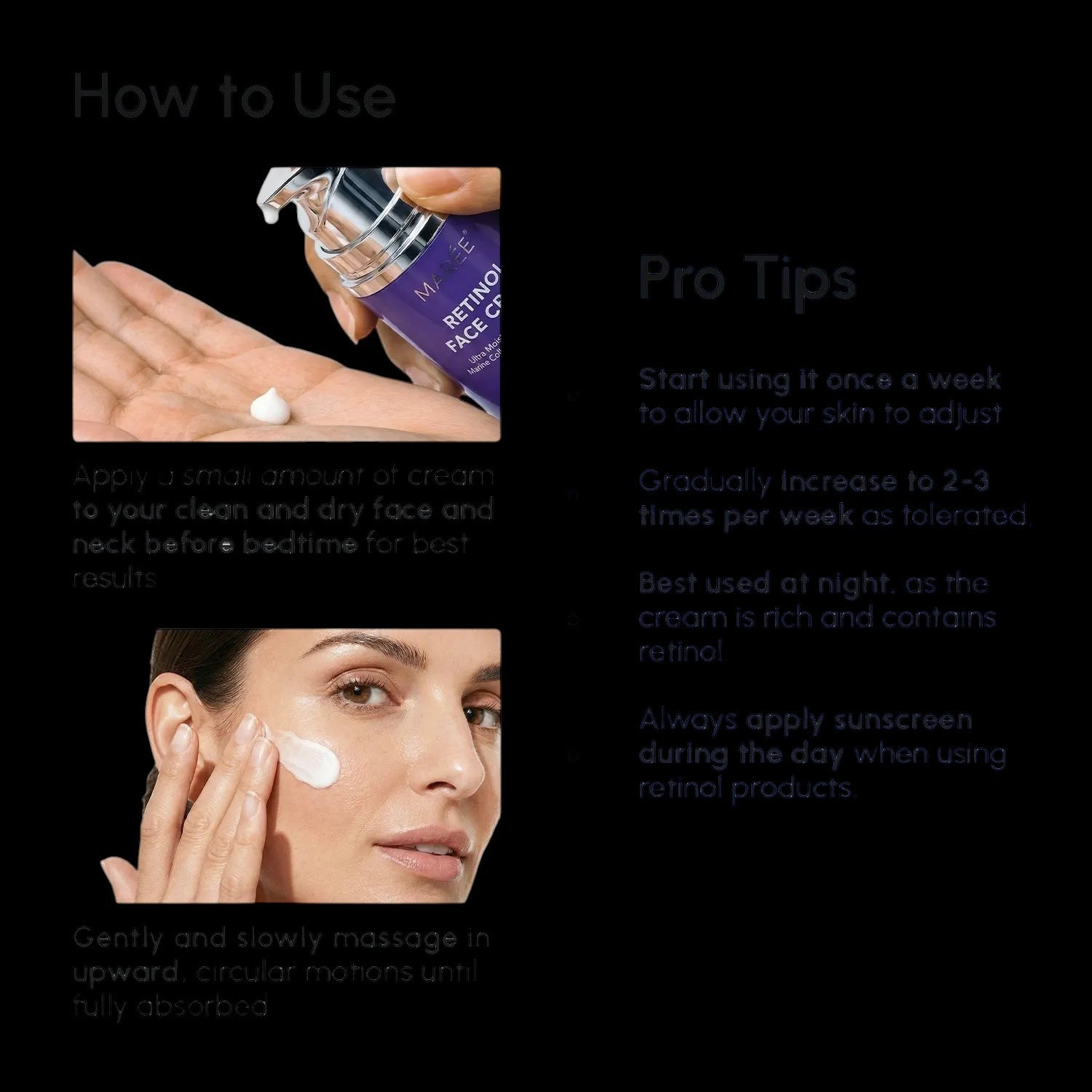 Retinol Lifting & Firming Face Cream by Maree