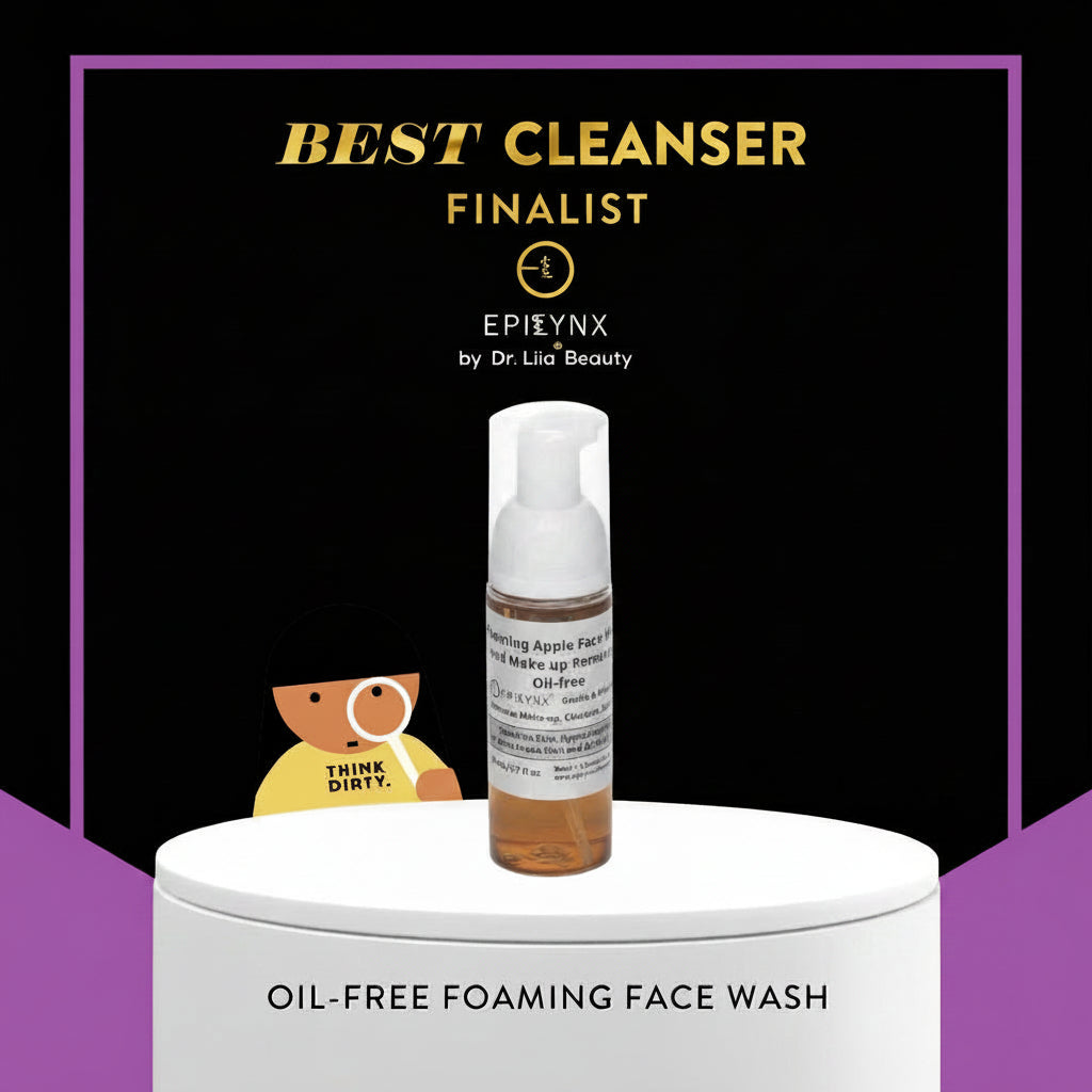 Gentle Foaming Facial Cleanser – Aloe, Apple & Ashwagandha for All Skin Types by EpiLynx