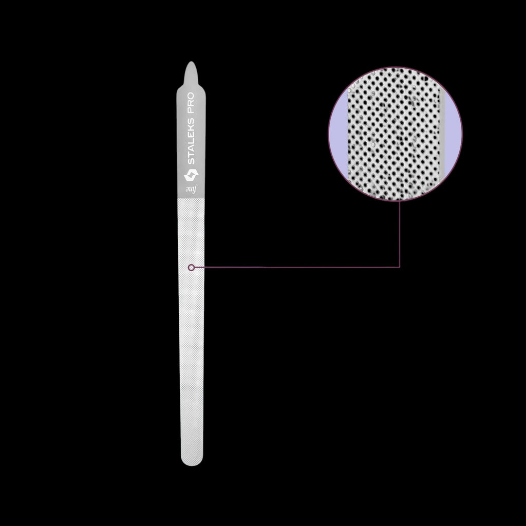 Laser Nail File EXPERT 11 155 mm (Straight With Handle) FE-11-155 -STALEKS by kvadrat store