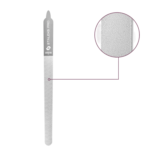 Laser Nail File EXPERT 11 155 mm (Straight With Handle) FE-11-155 -STALEKS