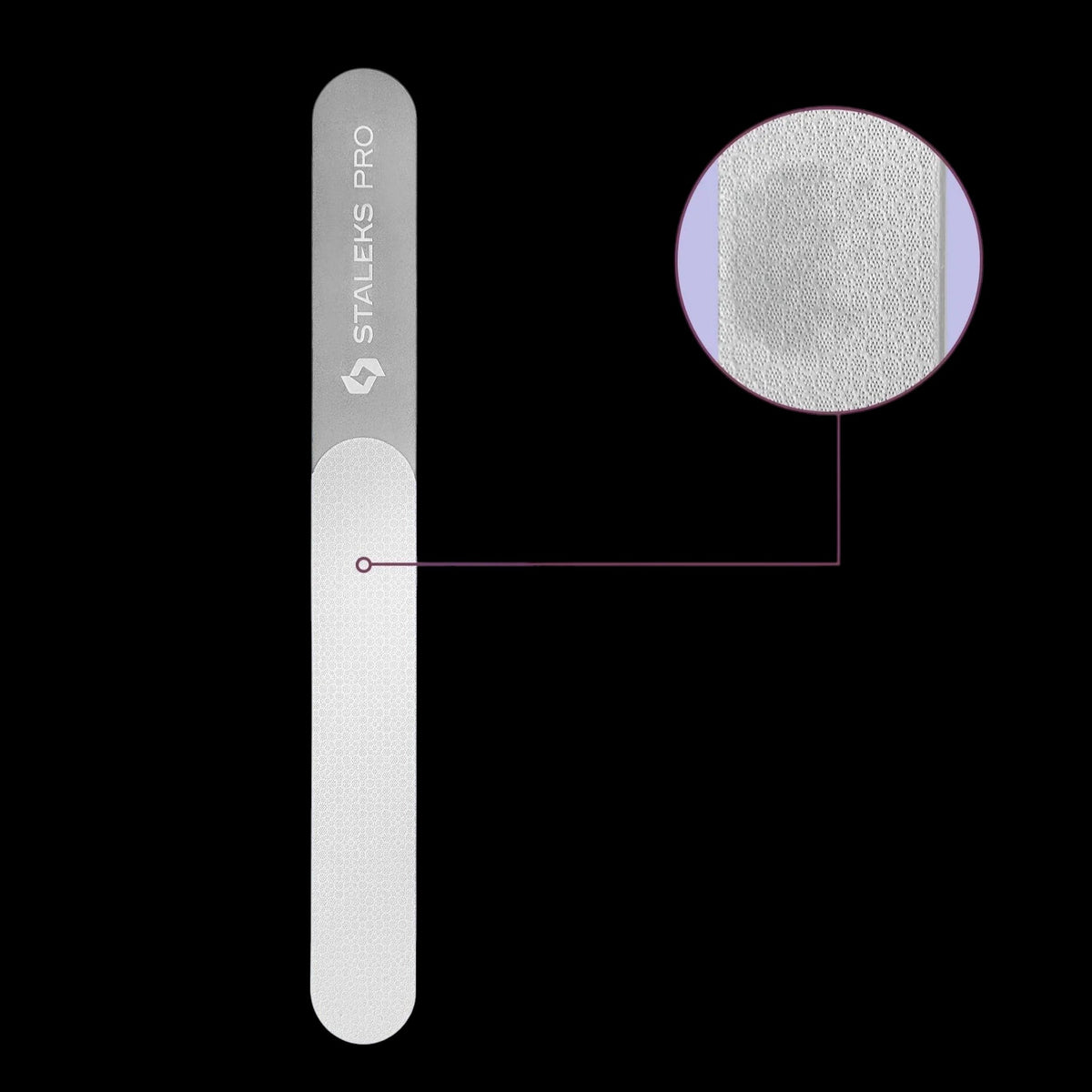 Laser Nail File EXPERT 11 165 mm (Wide Straight With Handle) FE-11-165 -STALEKS by kvadrat store