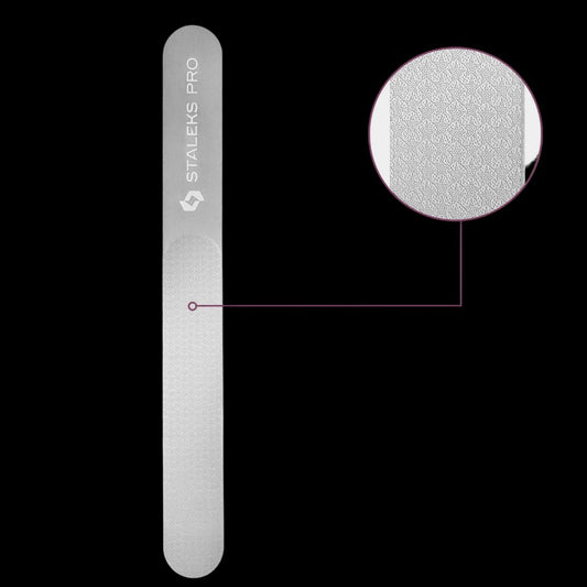 Laser Nail File EXPERT 11 165 mm (Wide Straight With Handle) FE-11-165 -STALEKS by kvadrat store