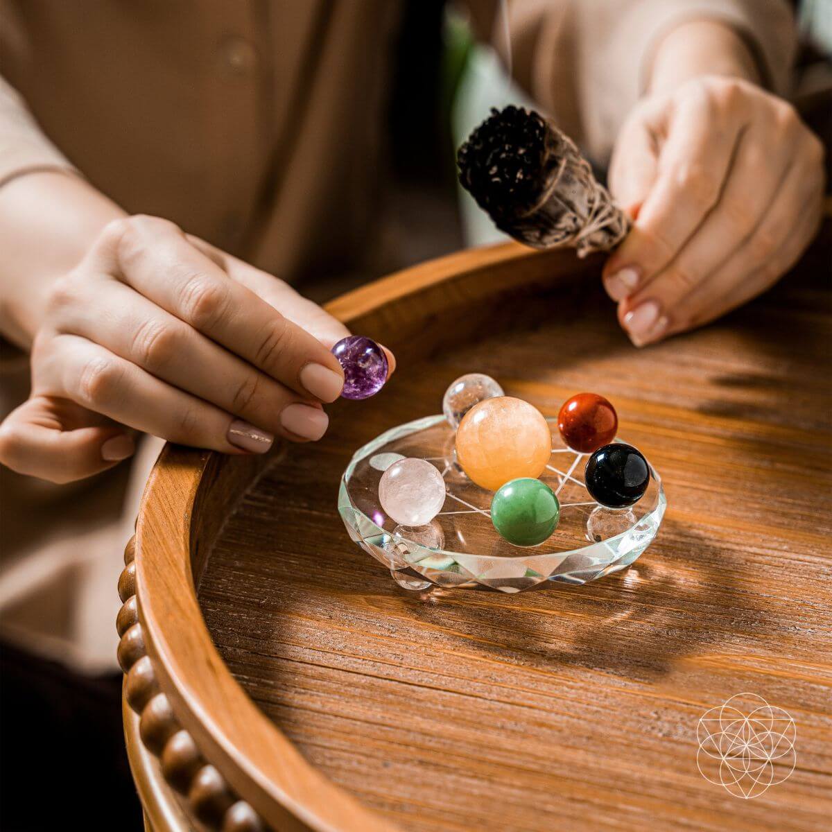Feng Shui Crystal Ball Set by Conscious Items