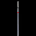DIAMOND NAIL DRILL BIT, "FLAME", RED, HEAD DIAMETER 2.1/8MM (FA10R021/8) - STALEKS™ by kvadrat store