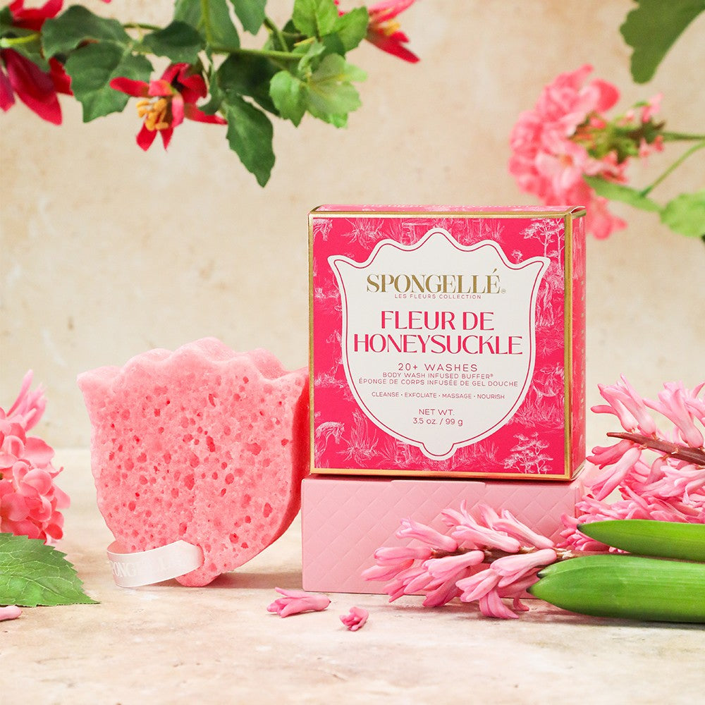 Fleur de Honeysuckle | Les Fleurs Body Buffer by Spongellé