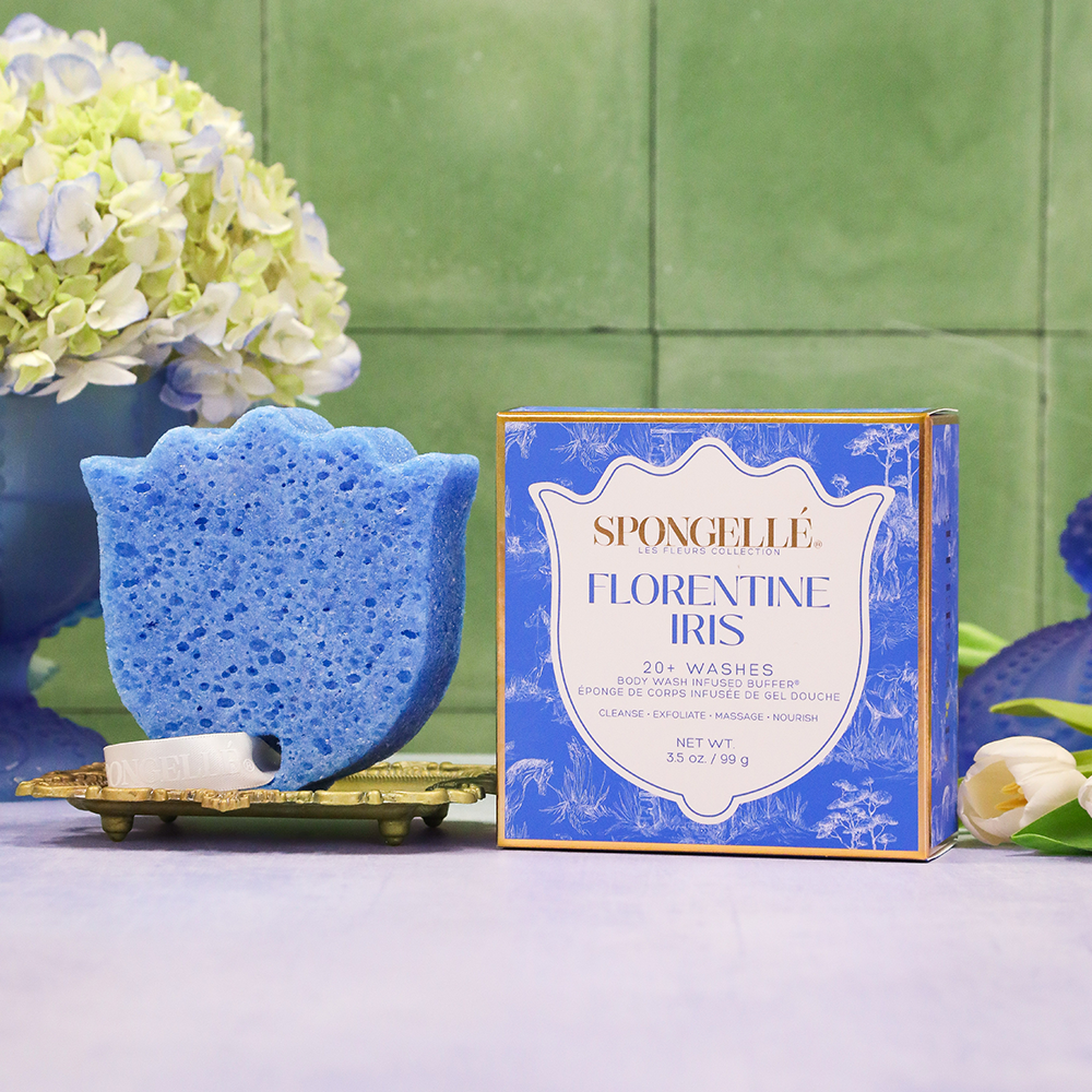 Florentine Iris | Les Fleurs Body Buffer by Spongellé