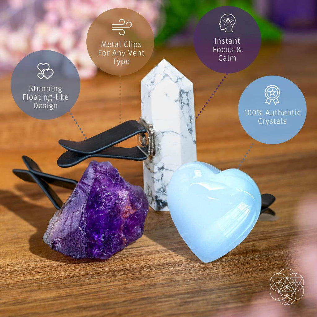 Focused Driver - Crystal Car Kit of Protection by Conscious Items