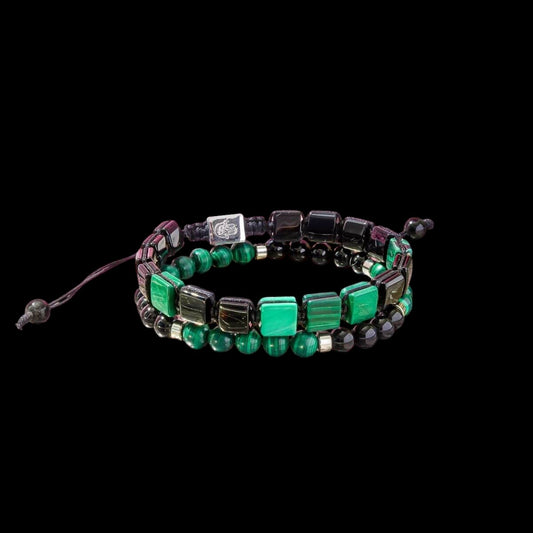 Fortress of Heart & Mind: Bracelet Set for Mental Healing - AetherLux.Shop