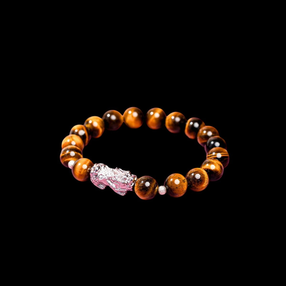 Fortune Flows - Tiger’s Eye & Pixiu Bracelet by Conscious Items