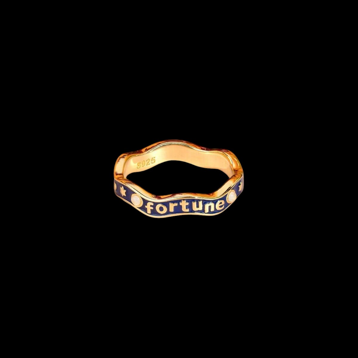 Fortune Magnet - Aquamarine Ring of Prosperity by Conscious Items