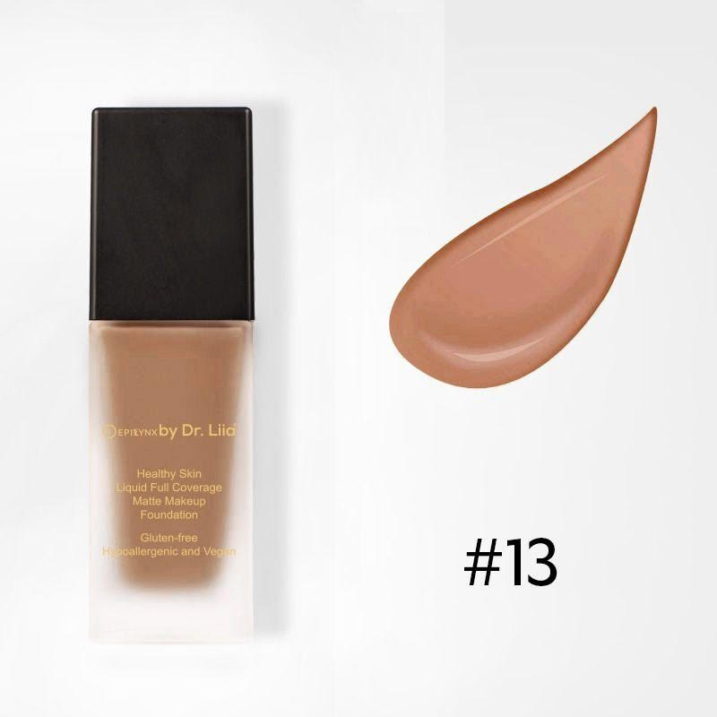 Healthy Skin Full Coverage Matte Foundation with SPF 30 – Vegan, Gluten-Free & Hydrating by EpiLynx