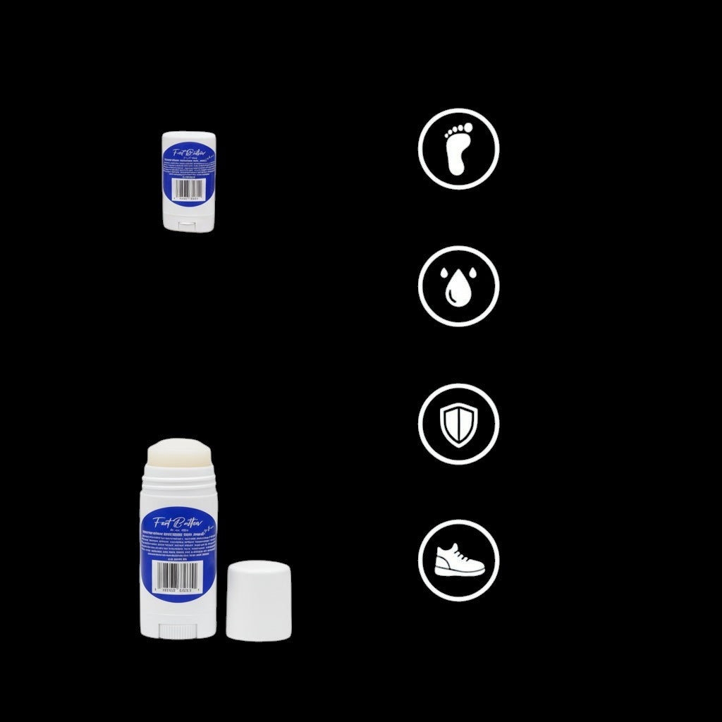 Foot Care Bundle – Lavender Jasmine Foot Butter, Cracked Heel Balm, Cooling Spray & Pumice Scrubber by Foot Butter by Dr Ron