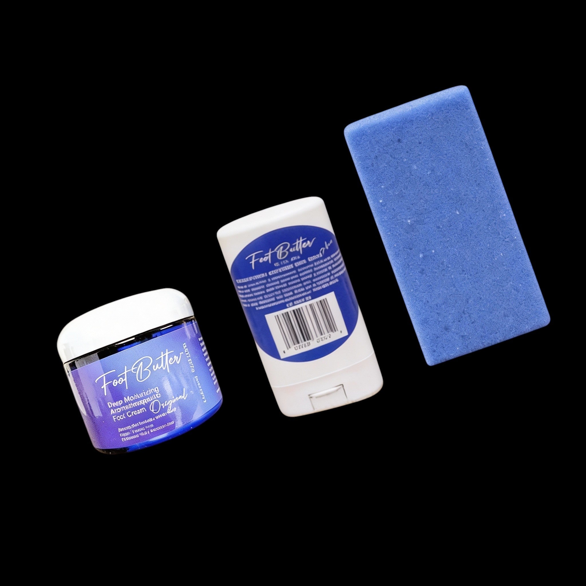 Foot Butter Travel Set – Mini Moisturizers & Pumice Scrub by Foot Butter by Dr Ron